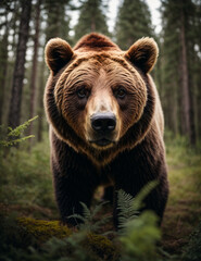 brown bear in the woods