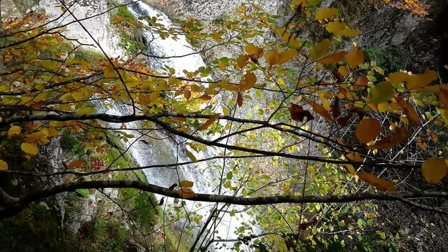 Waterfall Jasenica, Vlasic Mountain, Bosnia and Herzegovina - (4K)