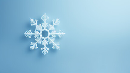 Minimal snowflake background