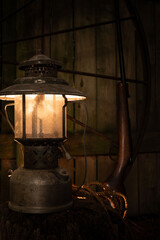 Rusted Kerosene Lantern