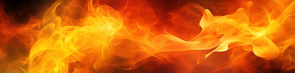 fire and flames and smoke abstract web banner background wallpaper red orange and black