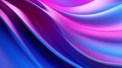 Fototapeta premium blue and pink wavy background