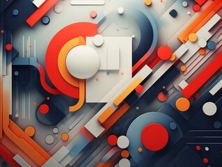abstract geometrical colorful wallpaper background. 