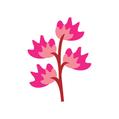 cute flower petal nature icon vector illustration eps 10.