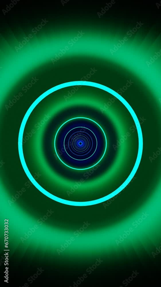 Poster abstract background with circles, motion graphics, vj looping animation vertical video suitable for 