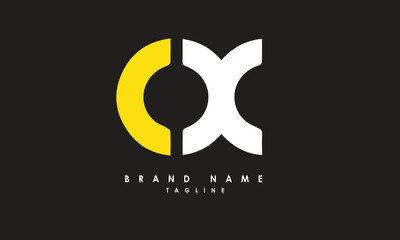 CX Alphabet letters Initials Monogram logo XC, C and X