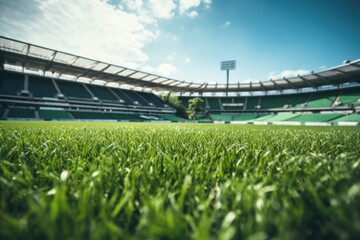 image of a football stadium. may be used as background.  - obrazy, fototapety, plakaty