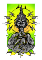 buddha statue in the temple