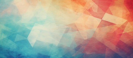 Fototapeta premium Background of a colorful abstract illustration with a vintage touch