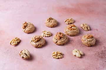 Homemade fresh delicious various cookies.