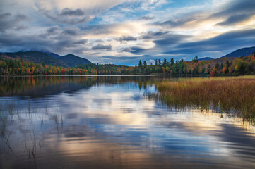 Connery Pond in the Adirondacks - 670738812