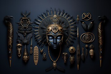 The cycle of life, mask