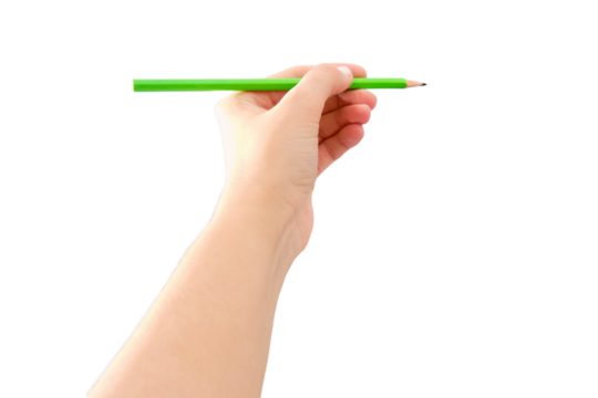 Designer pencil draws the situation in the new house. Real-time hand and apartment design, isolated on a white background