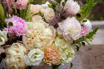 wedding bouquet of the bride