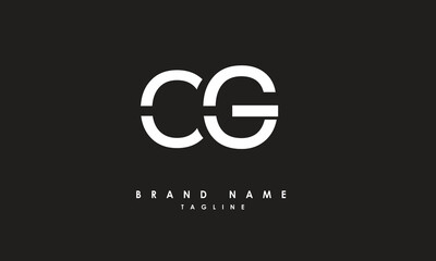CG Alphabet letters Initials Monogram logo GC, C and G
