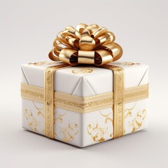 "Treasures Await: Cherished Presents Christmas Gift Box" Generativ ai.