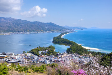 Naklejka premium 天橋立の眺め