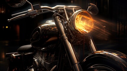 In the realm of luxury, the spotlight shines on the stunning lights of a luxury bike
