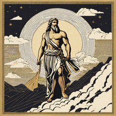 Fototapeta premium python-import-matplotlibpyplot-as-pltozeusclassic-styledescription-the-image-shows-zeus-facing_(1).