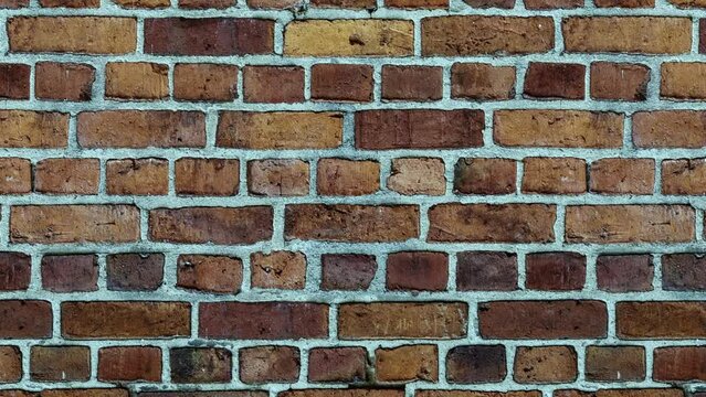 Background animation of a brick wall
