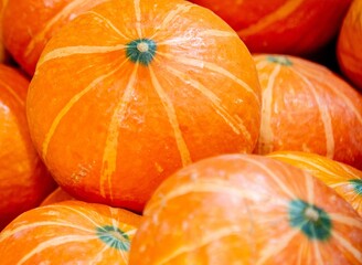 Fruits at the market display stall