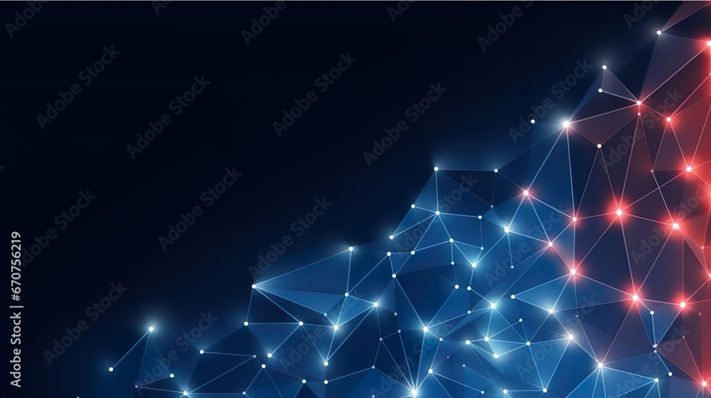 Poster abstract technology background plexus mesh backdrop