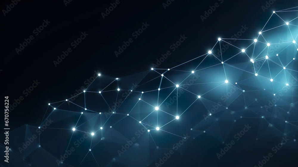 Poster abstract technology background plexus mesh backdrop