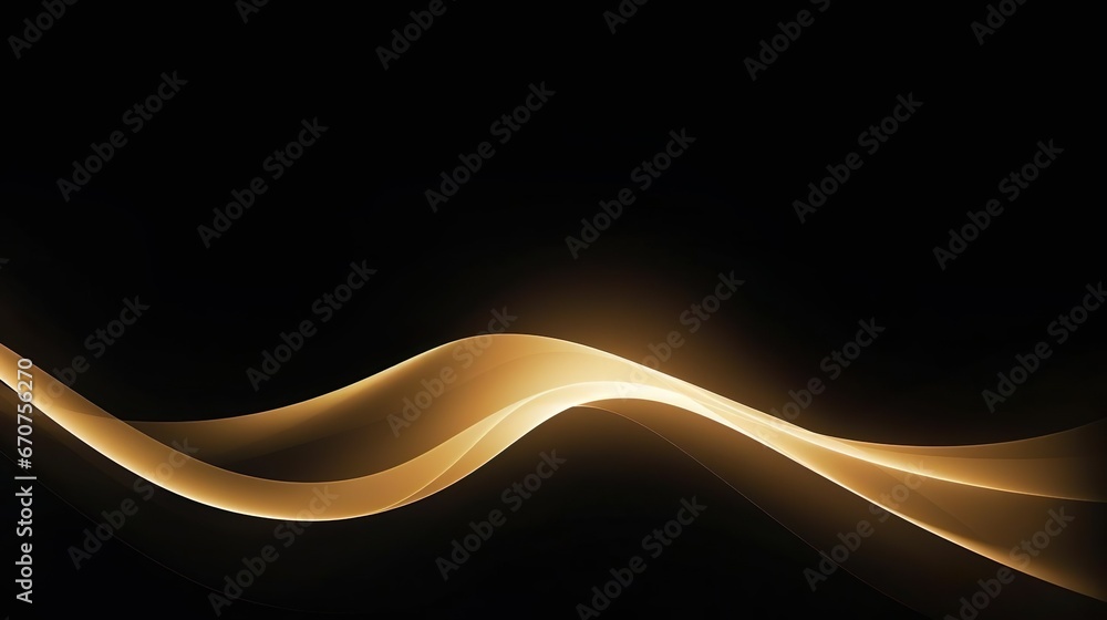 Poster 3d vector wave lines pattern smooth curve flowing