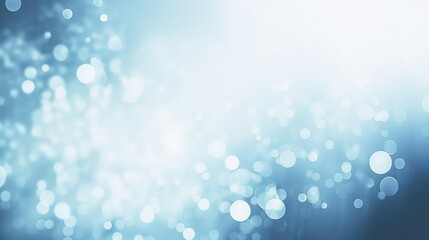 Abstract light blue blurred background with beautifu
