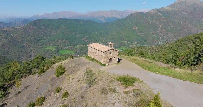 Hermitage and viewpoint San Salvador de Irgo de Tor