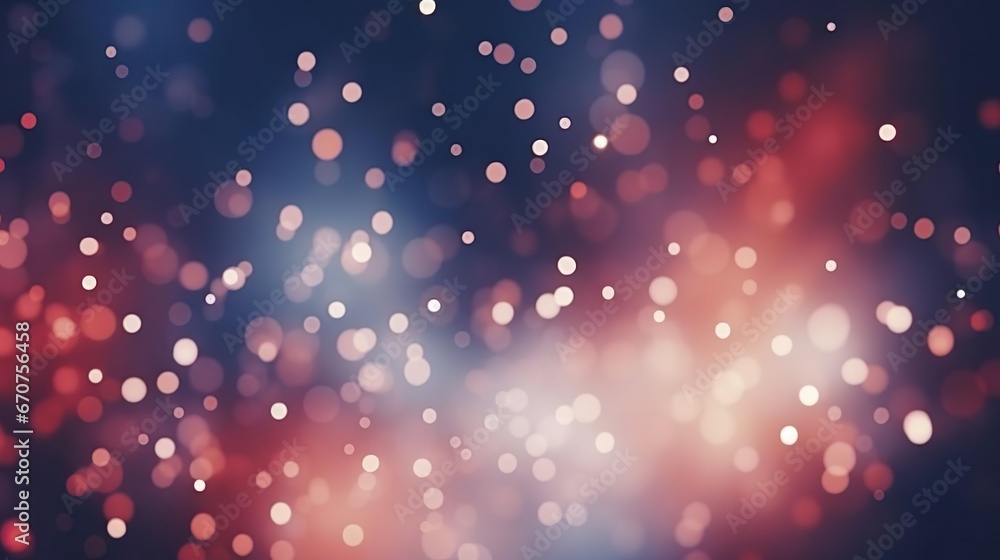 Poster abstract bokeh lights isolated on transparent backgr