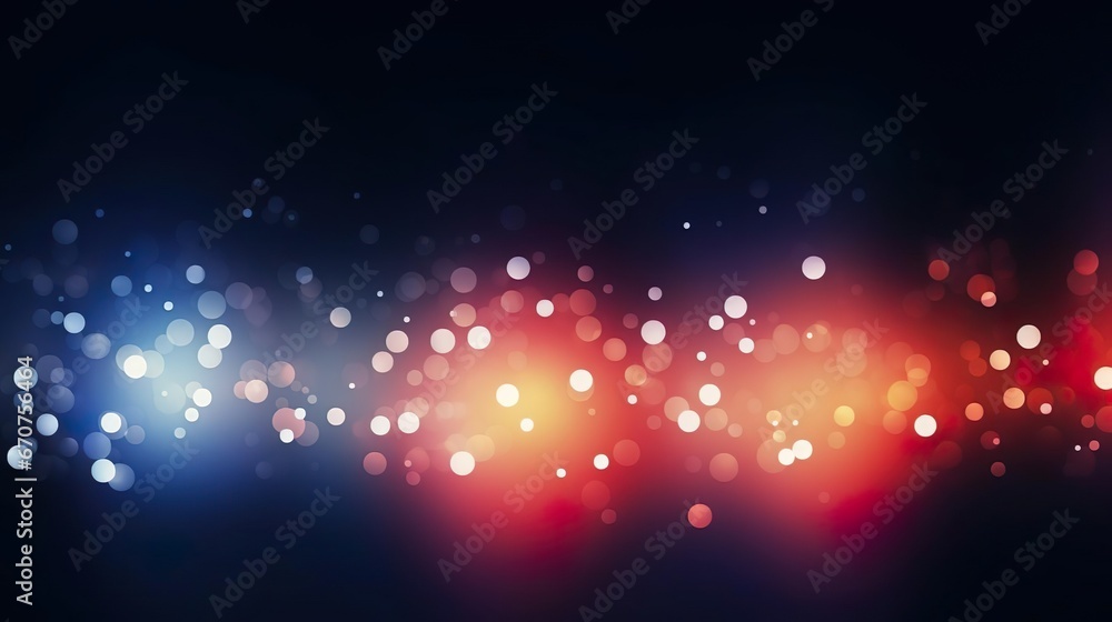 Poster abstract bokeh lights isolated on transparent backgr