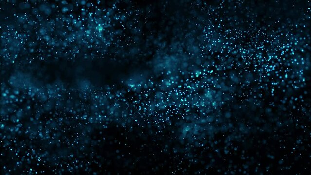 Abstract digital particle wave and light abstract background ,animation cyber or technology background.