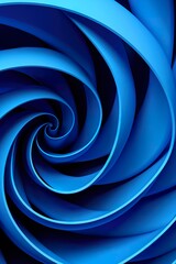 abstract blue background with dynamic swirl or vortex, spiral and curve motion wallpaper