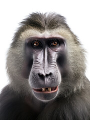 Obraz premium Baboon Studio Shot Isolated on Clear White Background, Generative AI