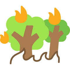 Obraz premium Wildfire Icon