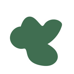 Fototapeta premium Red green abstract shapes 