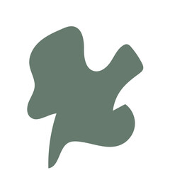 Red green abstract shapes 