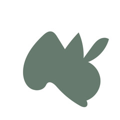 Red green abstract shapes 