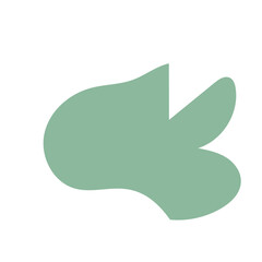 Red green abstract shapes 