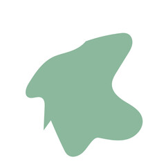 Red green abstract shapes 