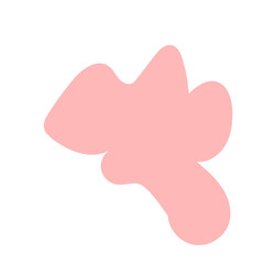 Red green abstract shapes 