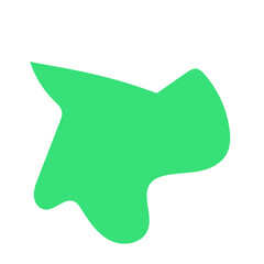 Obraz premium Red green abstract shapes 