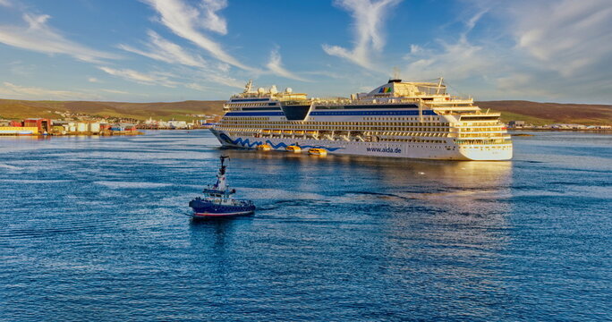 Aida Cruise Ship in Invergordon
