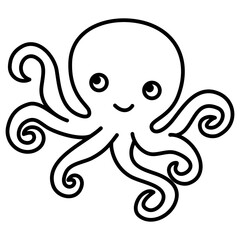 illustration of a cartoon octopus