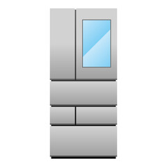 シンプルなイラスト_冷蔵庫,冷凍冷蔵庫