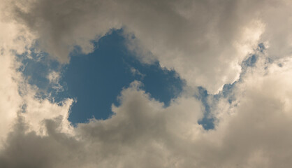 beautiful stormy sky for background