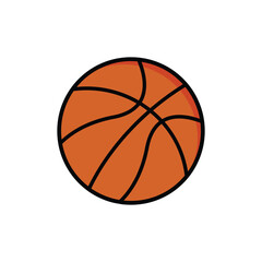 Basket Ball Icon Vector Design Template
