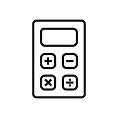 Calculator Icon Vector Design Template