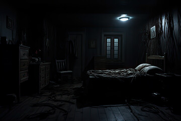 Possessed dark room.